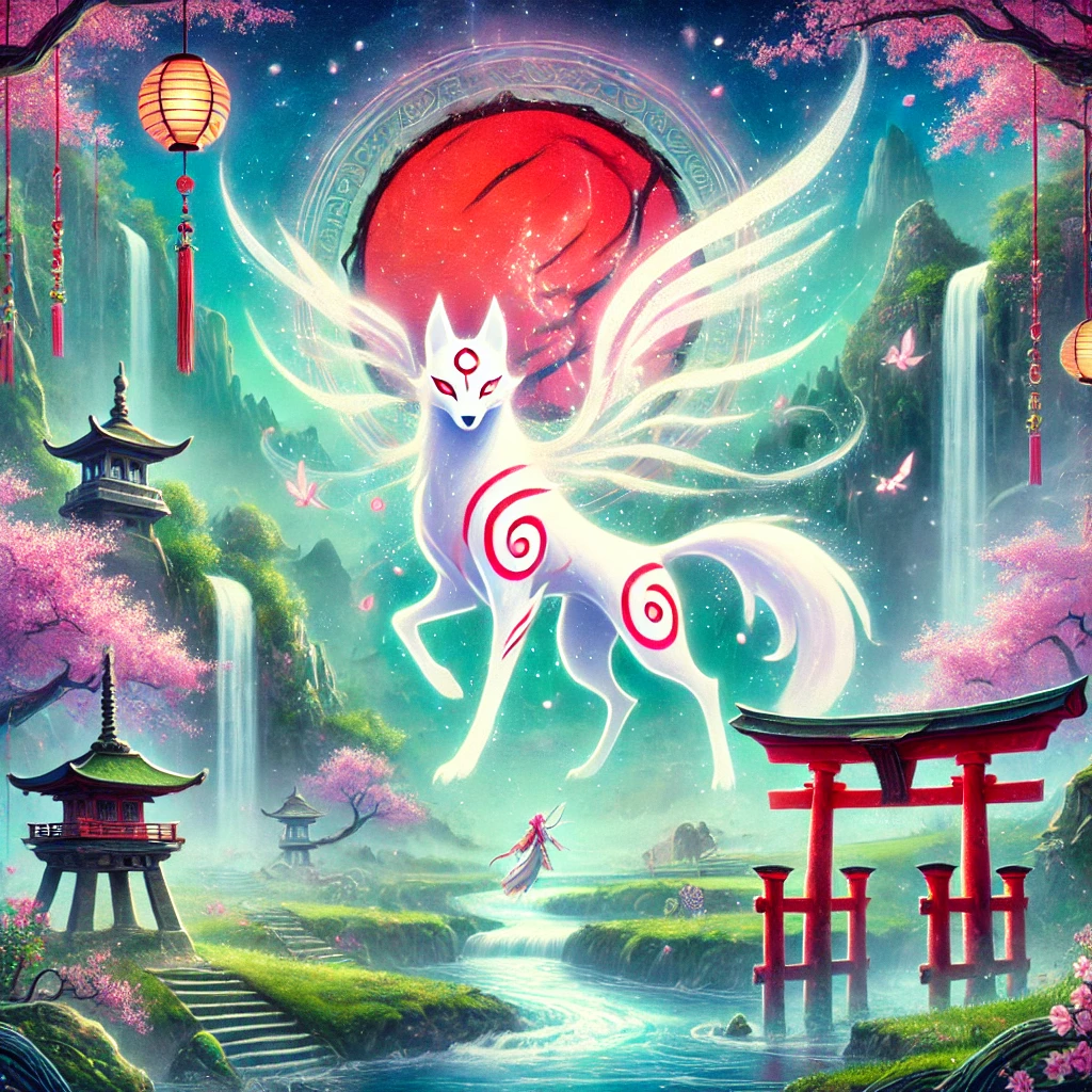 Amaterasu Dewa Matahari yang Menyinari Okami